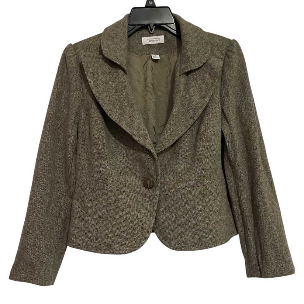 Larry Levine for Dress Barn Pant/Blazer Wool Set